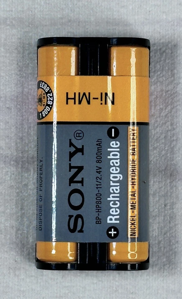 Batería Recargable Original Sony BP-HP800-11/2.4V 800mAh para WH-RF400 MDR-RF995 Foto 4 de 4
