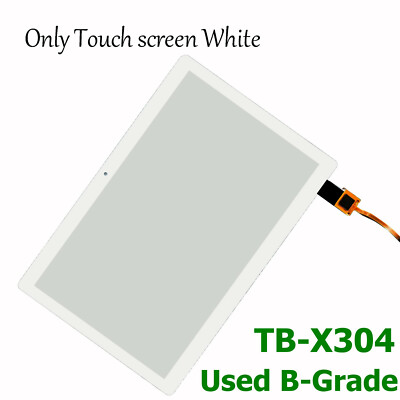 Used White Touch Lenovo Tab4 10 TB-X304 X304F X304X X304L Front Digitizer Glass