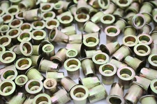 M8-1.25 Zinc Plated Steel Flange Nutserts Rivet Nut Rivnut Nutsert Pick Quantity