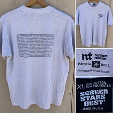 vintage nt northern telecom Pacific Bell Partnership Is Our Future t shirt sz XL