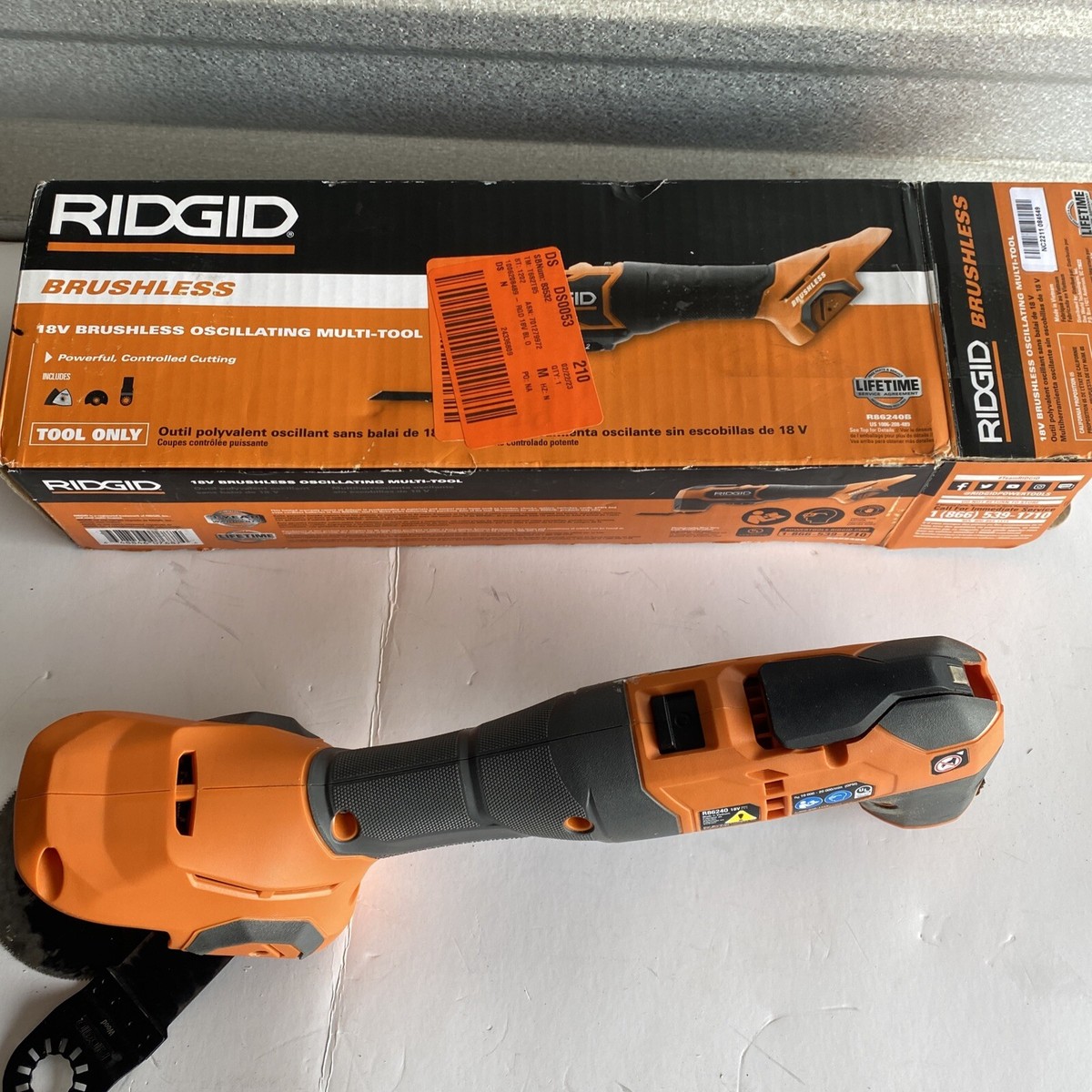 18V Brushless Oscillating Multi-Tool