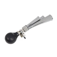 Triple OG Lowrider Classic Bicycle Horn Chrome