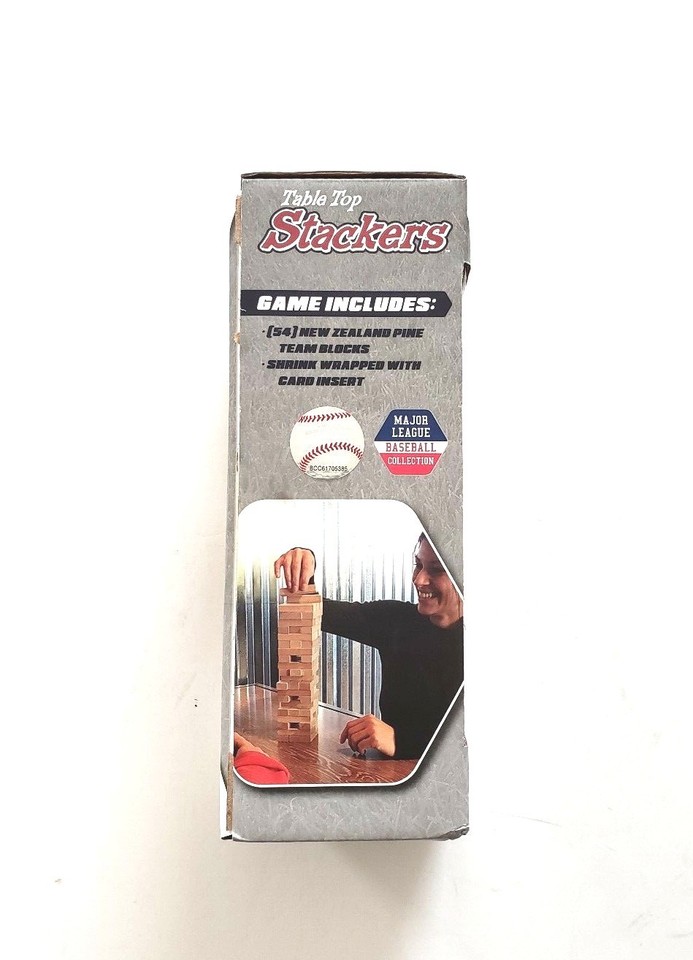 Houston Astros MLB Wild Sports Table Top Wood Stackers Blue / Orange