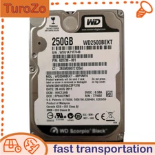 Western Digital WD2500BEKT 250GB 7200RPM SATA 2.5" Laptop HDD Hard Disk Drive