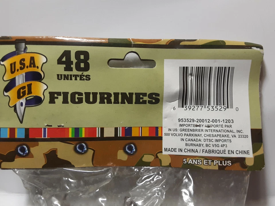 Figuras de acción GI del ejército de Estados Unidos de colección cifrados, 6 luchadores diferentes, 48 piezas NUEVO Foto 4 de 4