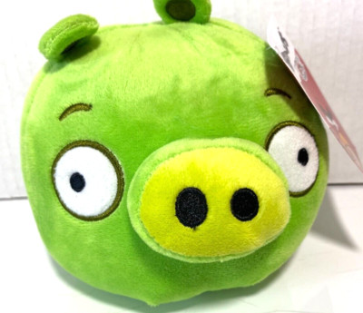 Angry Bird Plush Toy. Green Pig. 6 inch Angry Birds New. Official