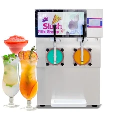 Kolice Commercial Margarita Cocktail Milkshake double tank Ice Slush Machine