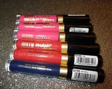 6x CoverGirl Queen Collection Major Shade Liquid Lipstick Q150 & Q160 & Q190