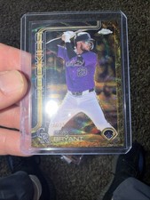 Topps 2025 Gilded Kris Bryant Colorado Rockies #180 Serial Numbered /75