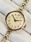 9ct Gold Rolex Vintage Ladies Cocktail Watch Art Deco Antique Bracelet 24mm
