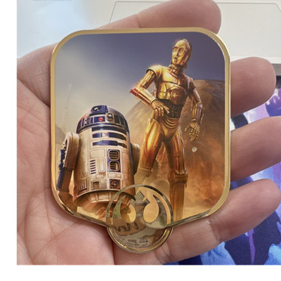 Star Wars R2-D2 & C-3PO Collectible Pin PALM MYSTERY JUMBO BALANCE OF THE GALAXY
