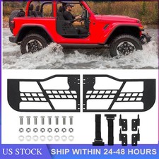 2 Pc For Jeep Wrangler Tj 1997-2006 Tube Off Road Tubular Trail Doors Half Doors 2 Pc For Jeep Wrangler Tj 1997-2006 Tube Off Road Tubular Trail Doors Half Doors