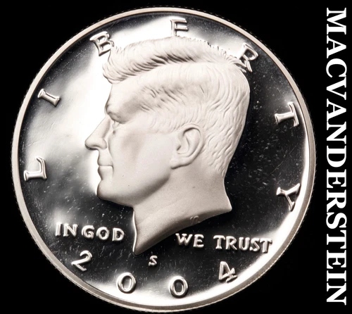 2004-S Silver Kennedy Half Dollar - Choice Gem Proof  Lustrous  #i1413