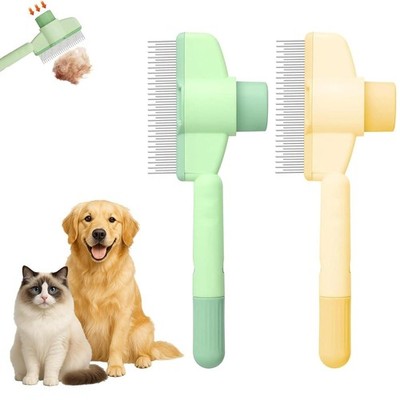 2x Fur Blitz Brush, Pet Hair Brush, Cat Grooming Brush With Release Button