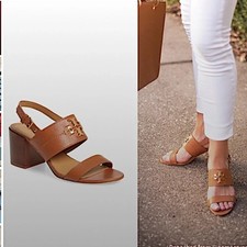 Tory Burch Women's TAN Everly Block Sandal