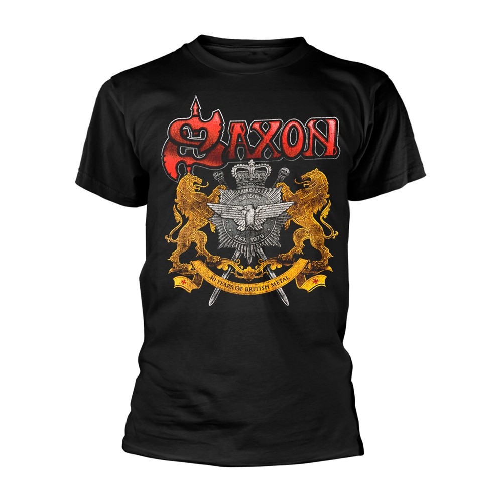 SAXON - 40 YEARS BLACK T-Shirt Small 5190₽