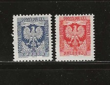POLAND - 1954 MNH OFFICIAL STAMP SET - SCOTT O30-O31 - S74