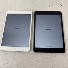 LOT OF 2 Apple iPad Mini 2 ME277LL/A ME280LL/A 32GB Wi-Fi 7.9" Retina Tablets