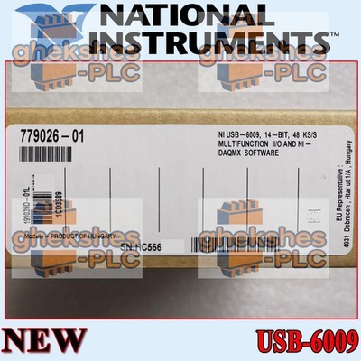 new National Instruments NI-USB-6009 Data Acquisition Card, NI DAQ Multifunction