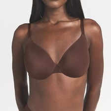 Skims Full Coverage Bra Underwire Cocoa Brown Size 36DDD