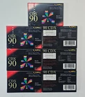 7x Factory Sealed, VCI CDX 90 Minute Blank Audio Cassette Tapes, HI-FI Stereo
