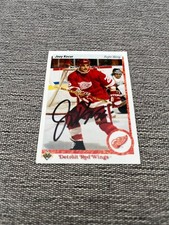 JOEY KOCUR AUTOGRAPH 1990-91 UPPER DECK  CARD RED WINGS