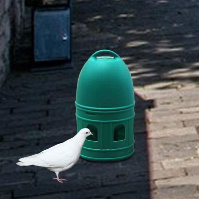 2 Stück Taubentränke Tränke Futterhaus 10L Vogelfuttertränke für Wachtel Papagei