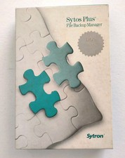 Sytos Plus File Backup Manager DOS Operating System and LAN networks 1989 Sytron