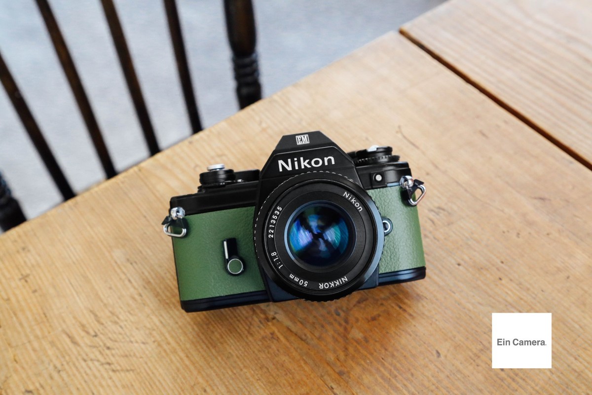 🎦Nikon EM SLR Film Camera Kit w/ AI 50mm f1.8 Lens & Strap From