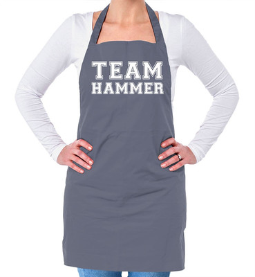 Team Hammer - Unisex Erwachsene Schürze - Gladiator TV Game Show Name Anwärter bereit