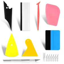 8 PCS Car Window Tint Tools Kit, Professional Vinyl Wrap Tool, Complete Car G...