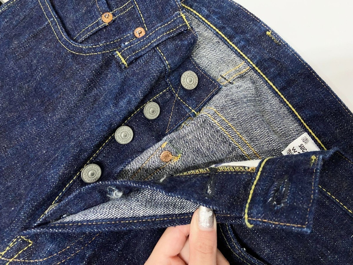 Sugar Cane Vintage Aloha Hawaii Denim Jeans color Blue size W29