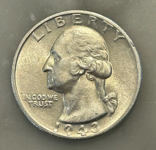 1943-S Washington Quarter - AU - About Uncirculated - 90% Silver