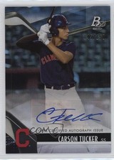 2021 Bowman Platinum Top Prospects Blue 145/150 Carson Tucker #TOP-53 Auto 5w7