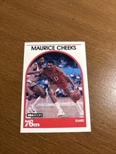 1989-90 NBA HOOPS - Short Print Card - MAURICE CHEEKS #65 😎 Philadelphia 76'ers