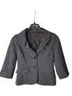 The Limited Collection Womens Blazer Size S Ruffles Lined Grey Vintage Y2K