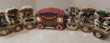 VTG Lighted Musical Holiday Carousel/Tested/Works Mr. Christmas 1992