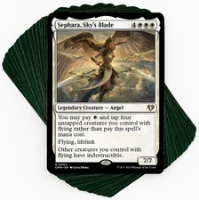 ***Custom Commander Deck*** Sephara, Sky's Blade - Angels - EDH MTG Magic Cards
