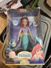 Walt Disney Little Mermaid Brass Key Porcelain Doll