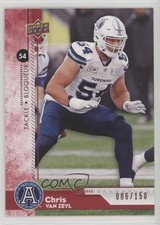 2018 Upper Deck CFL Red 6/150 Chris Van Zeyl #190 q2l