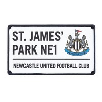 "Newcastle United FC - \"St James Park\" StraßEnschild-Abzeichen, Metall (BS6275)"