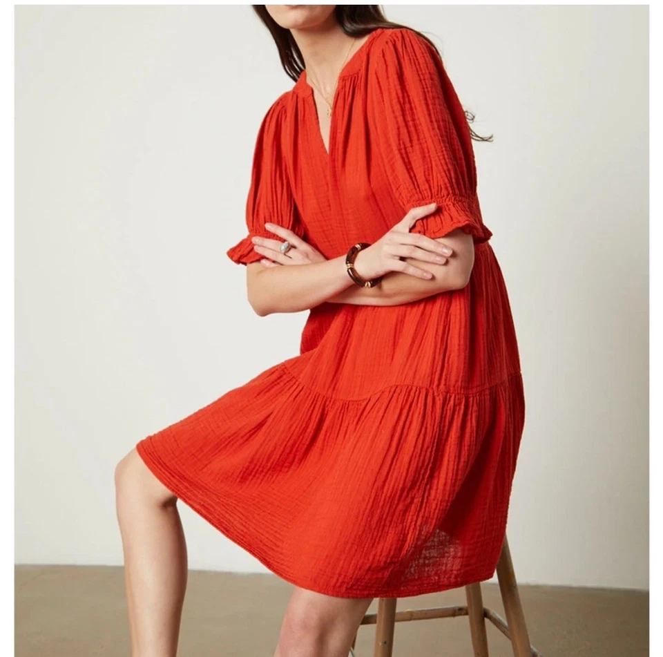 Б/у в отличном состоянии бархатное платье от Graham & Spencer Clarissa вишнево-красное.  XL - Изображение 3 из 4