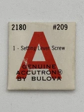 Accutron Bulova #209 Cal 2180 Setting Lever Screw NOS