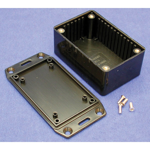 Hammond Multipurpose FRABS Enclosure Flanged Lid 85 x 56 x 39 Black