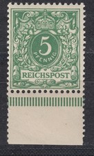 Deutsches Reich Mi-Nr. 46  Unterrand POSTFRISCH