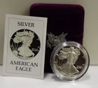 1986 S U.S. MINT AMERICAN EAGLE 1 oz SILVER PROOF $1 DOLLAR COIN
