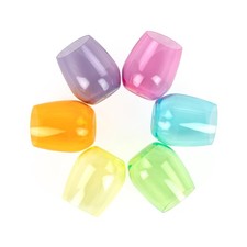 Premium Unbreakable Stemless Wine Glasses Set of 6 BPA-Free Shatterproof Re...