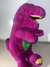 Vintage Barney The Purple Dinosaur Plush 20” Lyons Group Dakin Embroidered 1992