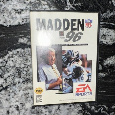 John Madden NFL Football 96 (SEGA Genesis) Tested Authentic Game W/Case & Manual