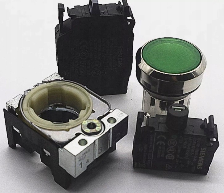 Siemens 3SU1132-0AB40-1FA0 Illuminated Button Green 1 Piece